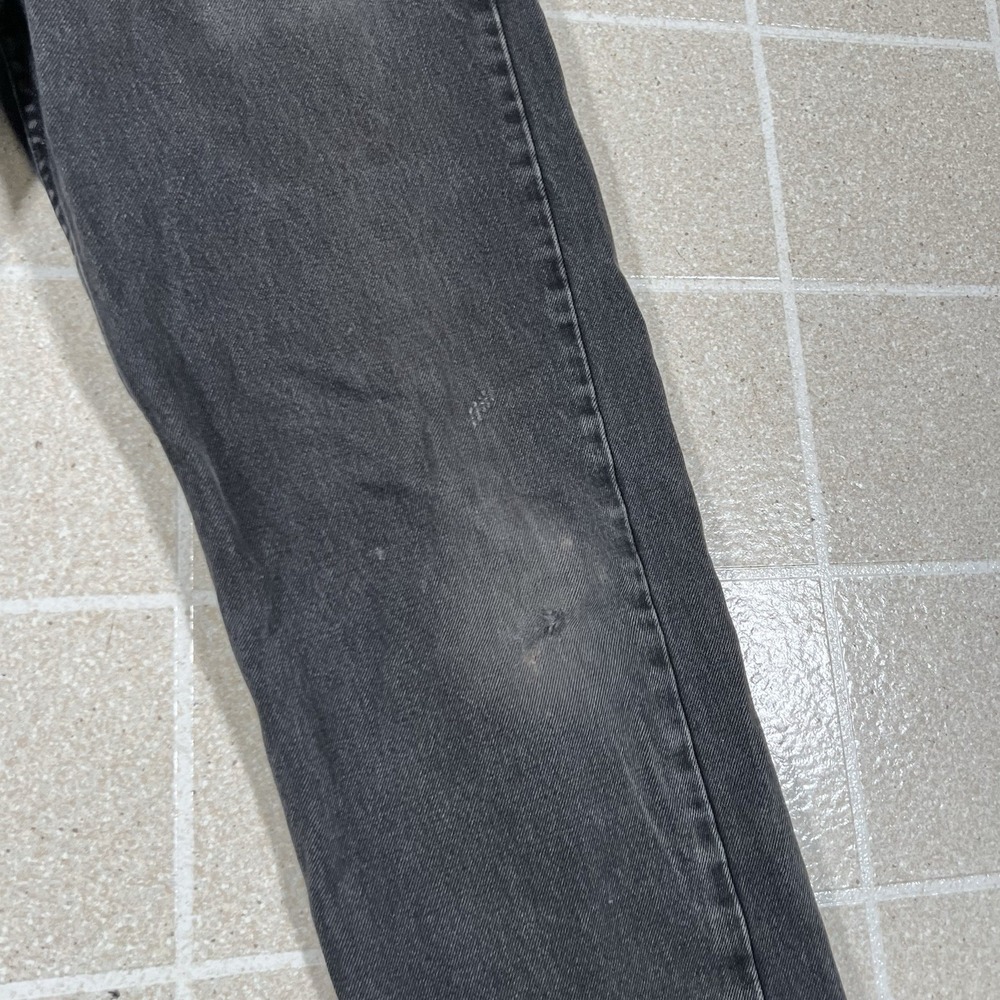 Vintage Levi's 550 Men's 30x32 Black Orange Tab Relaxed Fit Jeans MADE IN USA - Picture 11 of 16